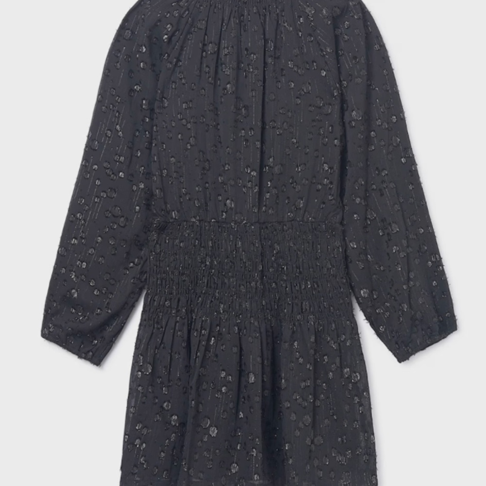Mayoral Black Chiffon Dress